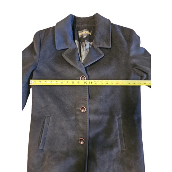 Kristen Blake Women's Black Wool Winter Coat Size 6 - Picture 7 of 9